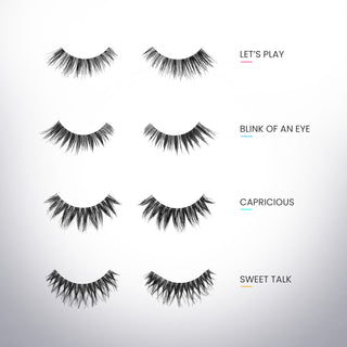 Four Friday Night Fun - Natural False Eyelashes Bundle Pack