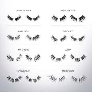 From Dawn To Dusk The 8 Infinity Lashes - Natural False Eyelashes Bundle Pack