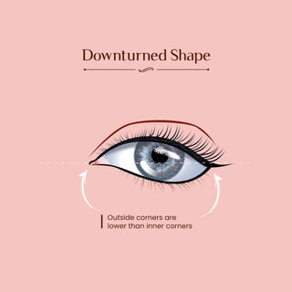 Downturned Shape - Glance Cosmetics 