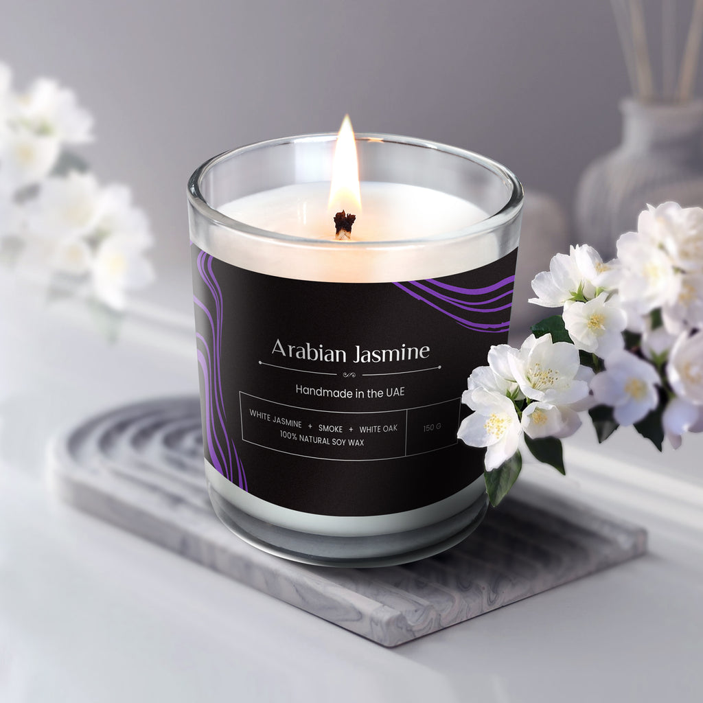 Arabian Jasmine Candle - 150gm | Glance Cosmetics